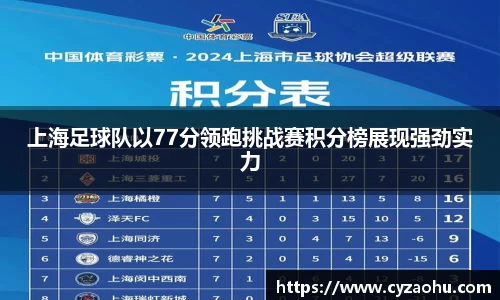 上海足球队以77分领跑挑战赛积分榜展现强劲实力